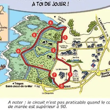 T3 Les Polders, Vue Mer Apartment Ploubalay